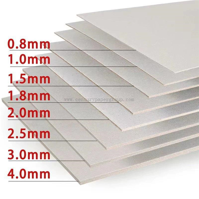 Cardboard Laminated Grey Card Board Paperboard from China manufacturer