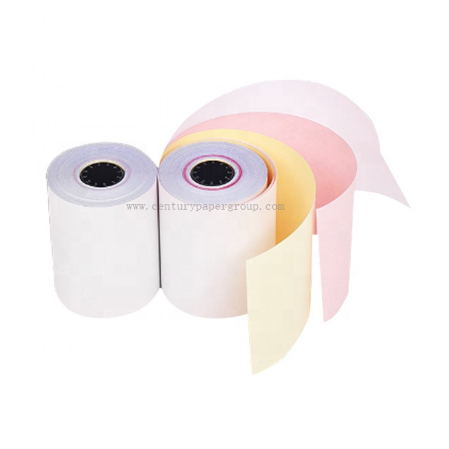 3 Ply Rolls Perforated Carbonless Paper For Delivery Note From China Manufacturer Century 8555